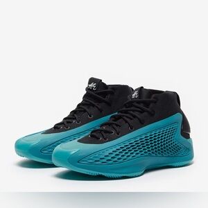 ADIDAS ANTHONY EDWARDS AE 1 NEW WAVE BASKETBALL SHOES 'BLUE/BLACK'.